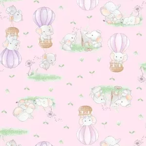MICROSOFT ESTAMPADO (0,50x1,65) - Elefantinho rosa
